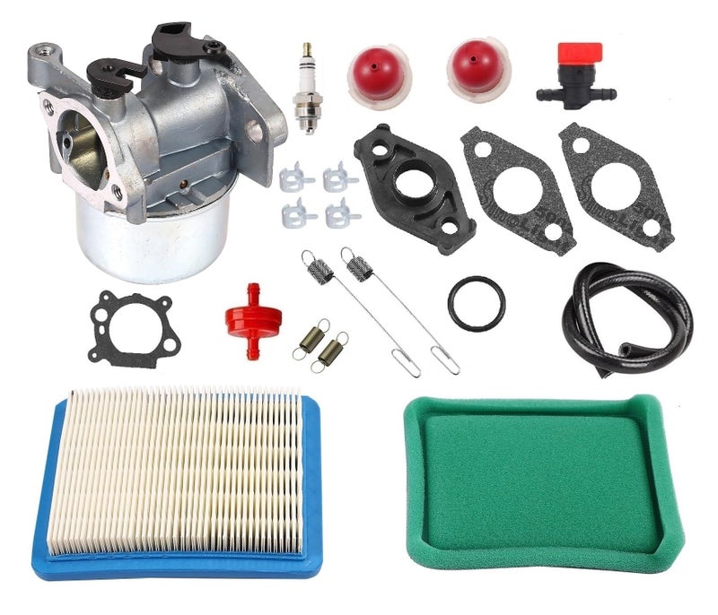 MDAIRC Carburetor Tune-up kit with Air Fuel Filter Line Shutoff Valve for 794304 796707 799866 790845 799871 Craftsman Toro - Image 1